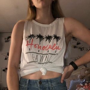 3/$15 graphic tank top muscle tee